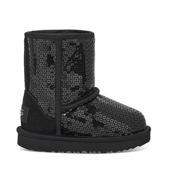 UGG Other - UGG Toddler Classic Short Chunky Sequin Pull-On Booties